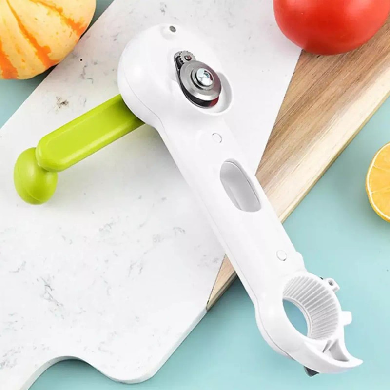 Lecute Destapador Abridor De Latas Botellas Frasco 6en1 Multiusos