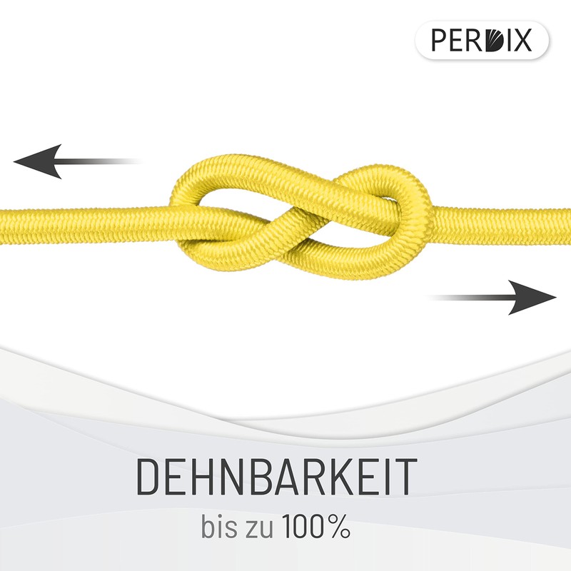 perdix Elastic Cord 3mm 5M Yellow Elastic Cord for Bracelets