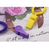 Sport Whistle with Bracelet 6pcs Loud Clear Plastic Whistles with
