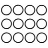 12 Pack Shower Curtain Rings,Plastic Shower Curtain Hooks,Decorative Round Easy