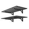 Jinharde 2 Pack Garage Wall Mounted Shelf System, 3.87'×1.64' Heavy