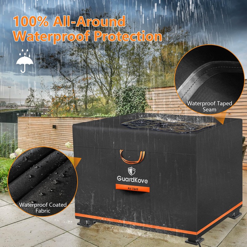 [2025 Upgraded 1000D Heavy Duty Fabric] 32”L x 32”W x