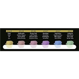 Finetec, Artist Pearlescent, F5600, Watercolor Paint, Assorted Pearlescent Colors - 24 Color Set