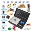 0.1-1000g LCD Display Digital Kitchen Scale - Backlit Stainless Steel