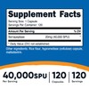 Nutricost Serrapeptase 40,000 SPU, 120 Capsules - Gluten Free, Non-GMO,