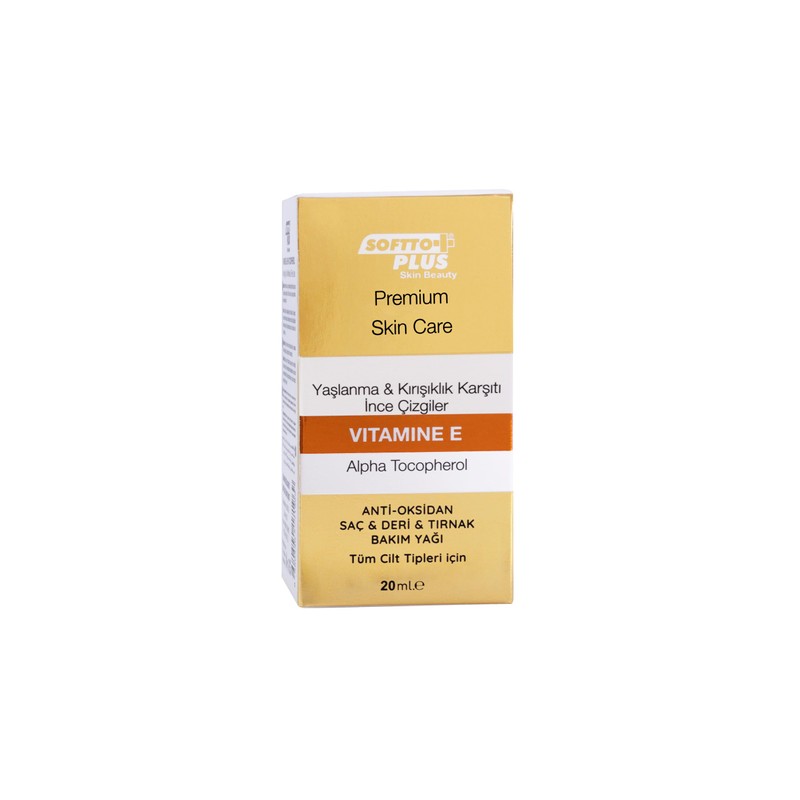 Softto+Plus Anti-Ageing & Anti-Wrinkles Fine Lines Vitamin E Oil
