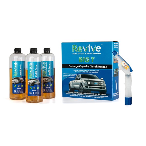 Revive Turbo Cleaner Big T Kit for Diesel & Gas engines over 5.0 liters