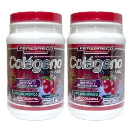 Colágeno Hidrolizado Glucosamina Biotina Arándano 2 Pzs                                                                                               