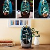 Ceramic Waterfall Backflow Waterfall Smoke Backflow Incense Burner Home Decor,Bedroom