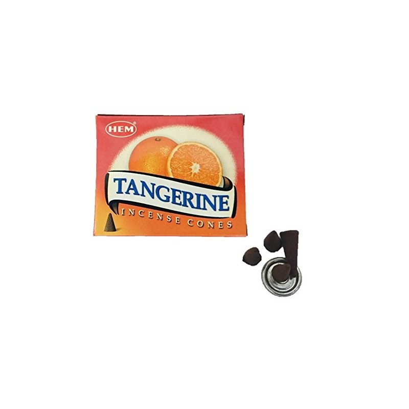 HEM Incense Cones Vanilla Coconut Tangerine Cones Set of 3