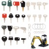 36 Piece Replacement Ignition Key, Construction Machinery Key Set, Universal