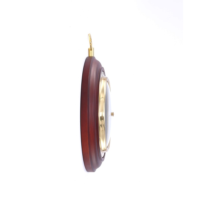 Youshiko (Latest 2024 Version) Traditional Barometer Mahogany Wood Surround Forecaster
