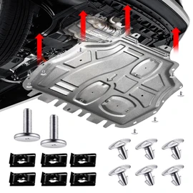 14PCS Engine Splash Shield Hardware Kit, Lower Cover Pin Screws and Clips, 90674-TY2-A01 90105-TBA-A00