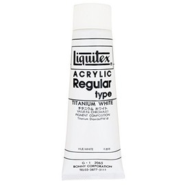 LIKITEX Acrylic Paint, Lichitex Color, Regular Type, Titanium, White, 2.4 fl oz (65 ml), 2.4 fl oz (60 ml)