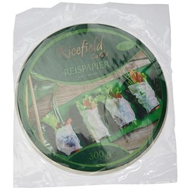 Ricefield Reispapier, rund, 22 cm, 1 Pack (300 g Packung)