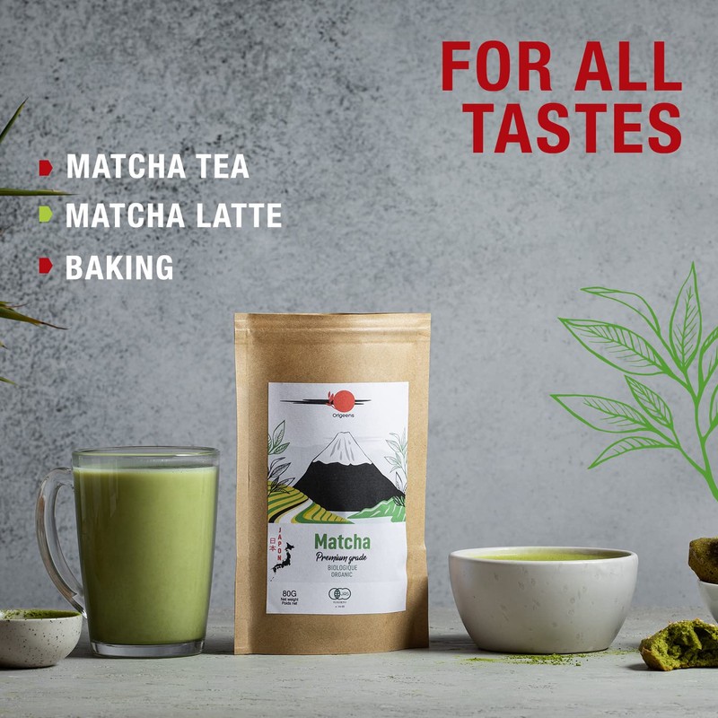 ORIGEENS Organic Japanese Matcha Tea - Single Origin Shizuoka -