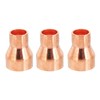 PATIKIL 5/8" to 3/8" ID Copper Reducer, 3pcs 99.9% Pure