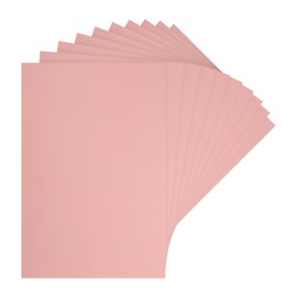 QUARKZMAN Dollhouse Flooring 30 cm x 20 cm Dollhouse Wallpaper and Flooring Plain Light Pink for Dollhouse Sand Table Model Accessories 10 Pieces