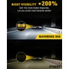 NAVOROGE D5S HID Bulbs, 6000K 35W Cool White Xenon D5S