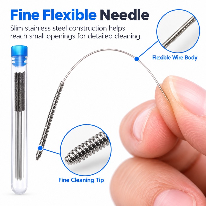 3D Printer Nozzle Cleaning Needle Kit for Clog Removal –