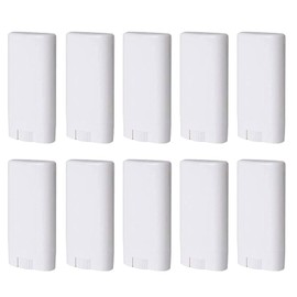 20 Pzas 15Ml Blanco Vacío Plástico Ovalado Desodorante Contenedor Ovalado Bálsamo Labial Tubos Tubo Lápiz Labial Tubo 0.5Oz Desodorante Contenedores Ovalados Twist-Up Tubos Sin Bpa para Diy Ca