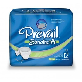 First Quality PV-017 - Prevail Bariatric Brief Size A, Specialty Size Briefs: Maximum Absorbency, 62" - 73"