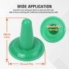 GZYF 4Pcs Plastic Milking Machine Inflation Lining Plugs Liner Block