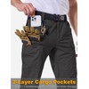 CARWORNIC Men's Stretch Tactical Pants Water-Resistant Ripstop Flex Cargo Work