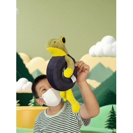 Italian Brainrot Plush Toys with 50PCS Stickers - Tralalero Tralala Shark Frog Monkey Elephant Soft Stuffed Animal Plushies Gifts for Fans & Adults Girls Boys (Boneka Ambalabu)