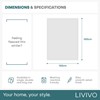 LIVIVO Flannel Fleece Blanket- Super Soft Cosy Cuddly Sofa Throw