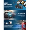 4K Dash Cam, Dashcam Front and Rear, Car Camera 4