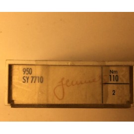 SCHMETZ BOX OF 100 SCHMETZ INDUSTRIAL SEWING NEEDLES 950 SIZE 110/2 -FREE SHIPPING-