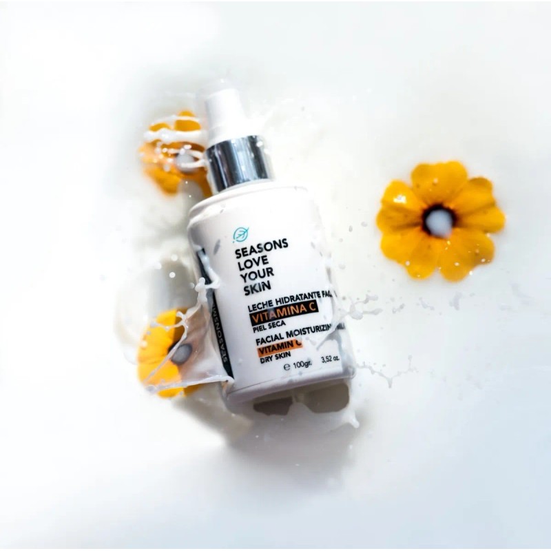 Leche Hidratante Facial Vitamina C 100gr Tipo de piel Seca