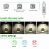 Small Tabletop Plant Light 10W 4 Brightness Adjustments Full Spectrum