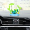 NUOBESTY Solar Powered Swinging Turtle, Plastic Dashboard Ornament Cute Cartoon