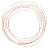 ABOOFAN 2pcs Copper Wire for Crafting Beading DIY Projects Flexible