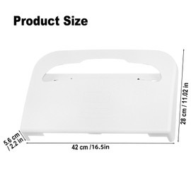 2 Pack Toilet Seat Cover Dispenser Wall Mount Commercial, Half Fold Toilet Seat Cover Holder for Bathroom Restroom
