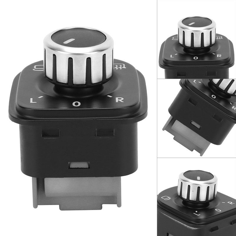 Car Rearview Mirror Adjust Knob Switch 5ND959565A Replacement for R32/RABBIT/EOS/Caddy