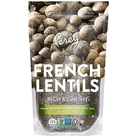 Pereg Du Puy French Green Lentils (16 Oz) - Lentil Beans Dry - Non-GMO & Additive Free - Ideal for Stews, Indian Curries, Tacos & Soups - Vegan Diet-Friendly - High In Protein & Fiber