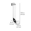 WENKO 4214062100 Clothes / door coat hook, set of 6,