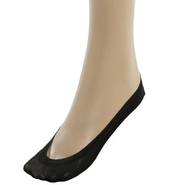 [Japan Knit Chuo Wholesale Commercial Association] Women's Footcover, Shallow Shoes, 3 Pairs Set, Hard to Slip Off, Double Layer, Sole, Non-Slip, Non-Sewing, Socks, Pumps, Cover Socks, Black 3 Pair