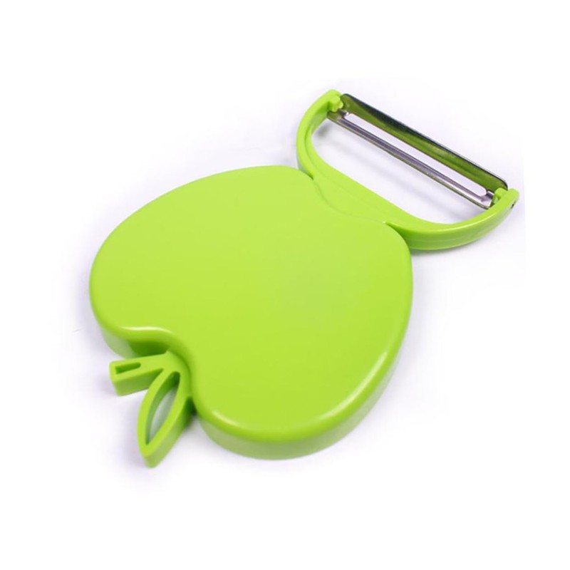 Mikinona 2pcs Foldable Fruit Peeler Foldable Vegetable Peeler Random Color