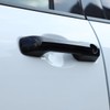 4pcs Gloss Black ABS Car Outer Side Door Handle Panel