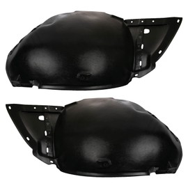 TRQ Front Inner Fender Liner Set Compatible with 2007-2008 INFINITI G35 2009 G37 IN1248116 IN1248119 IN1249116 IN1249119