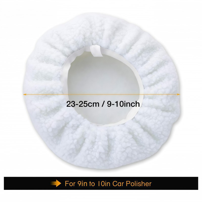 5 Pcs 10 INCH Polisher Polish Pad Polishing Buffling Car