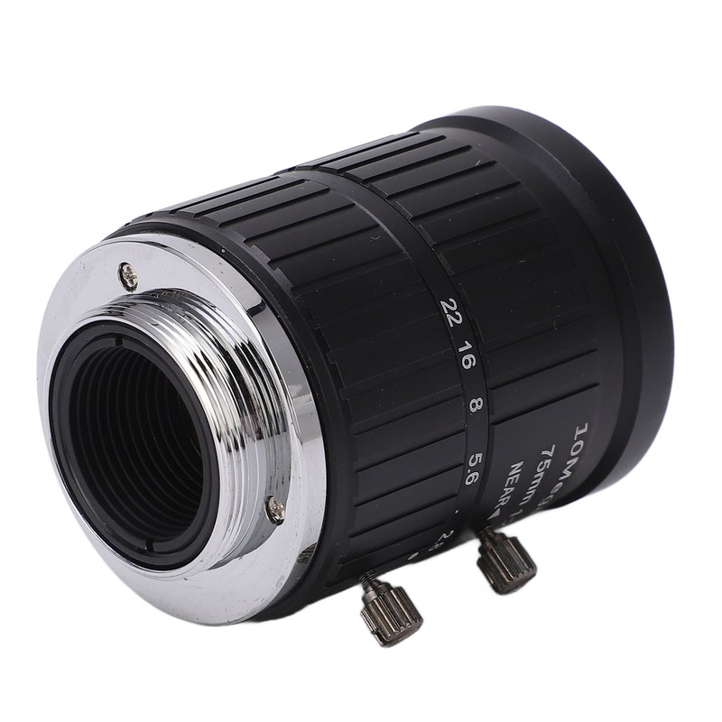 C Mount Lens 75mm Focal Length 10MP Pixels Fixed Zoom