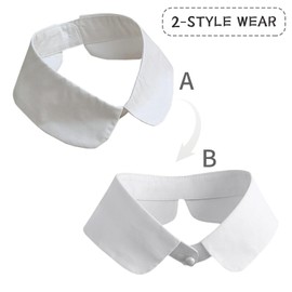 Joyci Women's Decorative Necklace Collar 2-Styles Look Cute Design Clothings Fake Collar Accessories