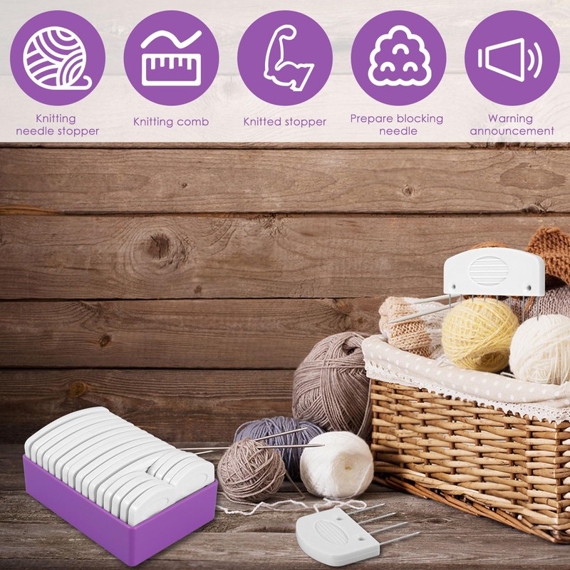 kjcbkcb Knit Blocking Pins Kit, 25Pcs Knitting Blocking Tools Kit