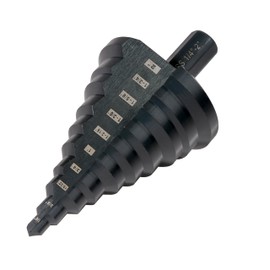 HSS 1/4-2 Inch Large High Speed Steel Step Drill bits, Doubles Flutes Large Step Bits for Hole Drilling in Iron, Copper, Aluminum, Wood, Plastic Visit The Jerax tools Store