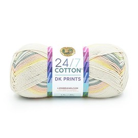 Lion Brand Yarn 24/7 Cotton Dk Yarn, 1 Pack, Seaglass